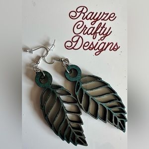 Wooden earrings